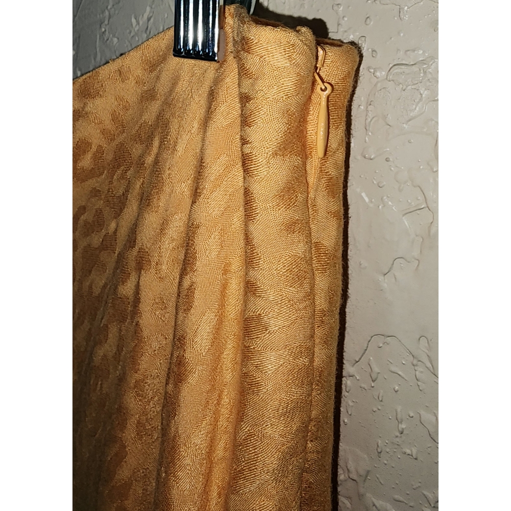 New Lovers + Friends Elegant Orange-Yellow Mini Full Skirt Size XL - Picture 5 of 9